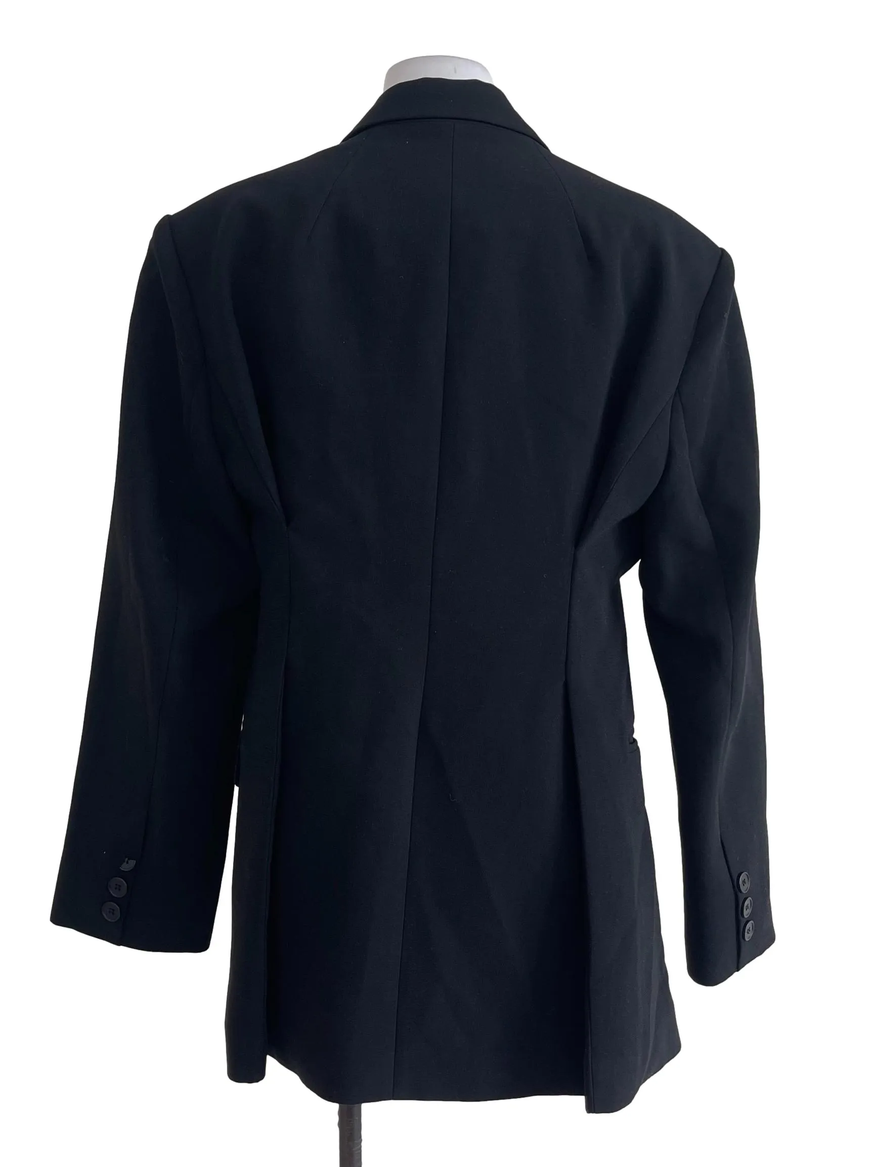 Black Plain Formal Blazer