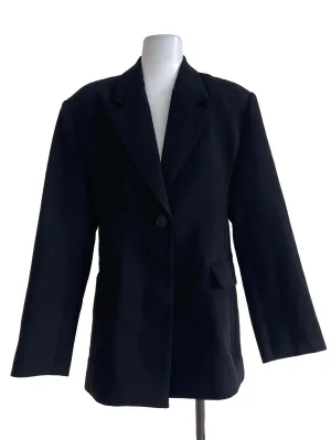 Black Plain Formal Blazer