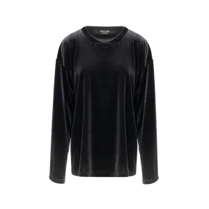 Black Synthetic Tops & T-Shirt
