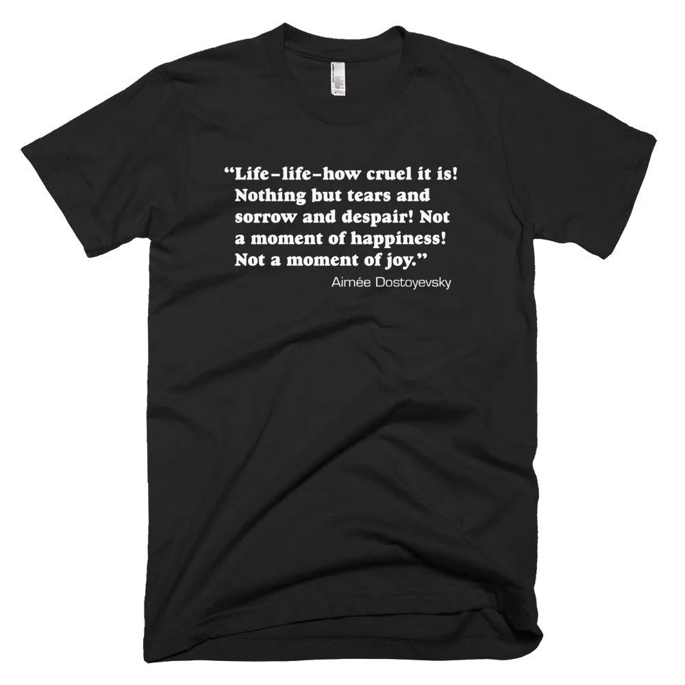 Bleak "Dostoyevsky" Quote Unisex Tee