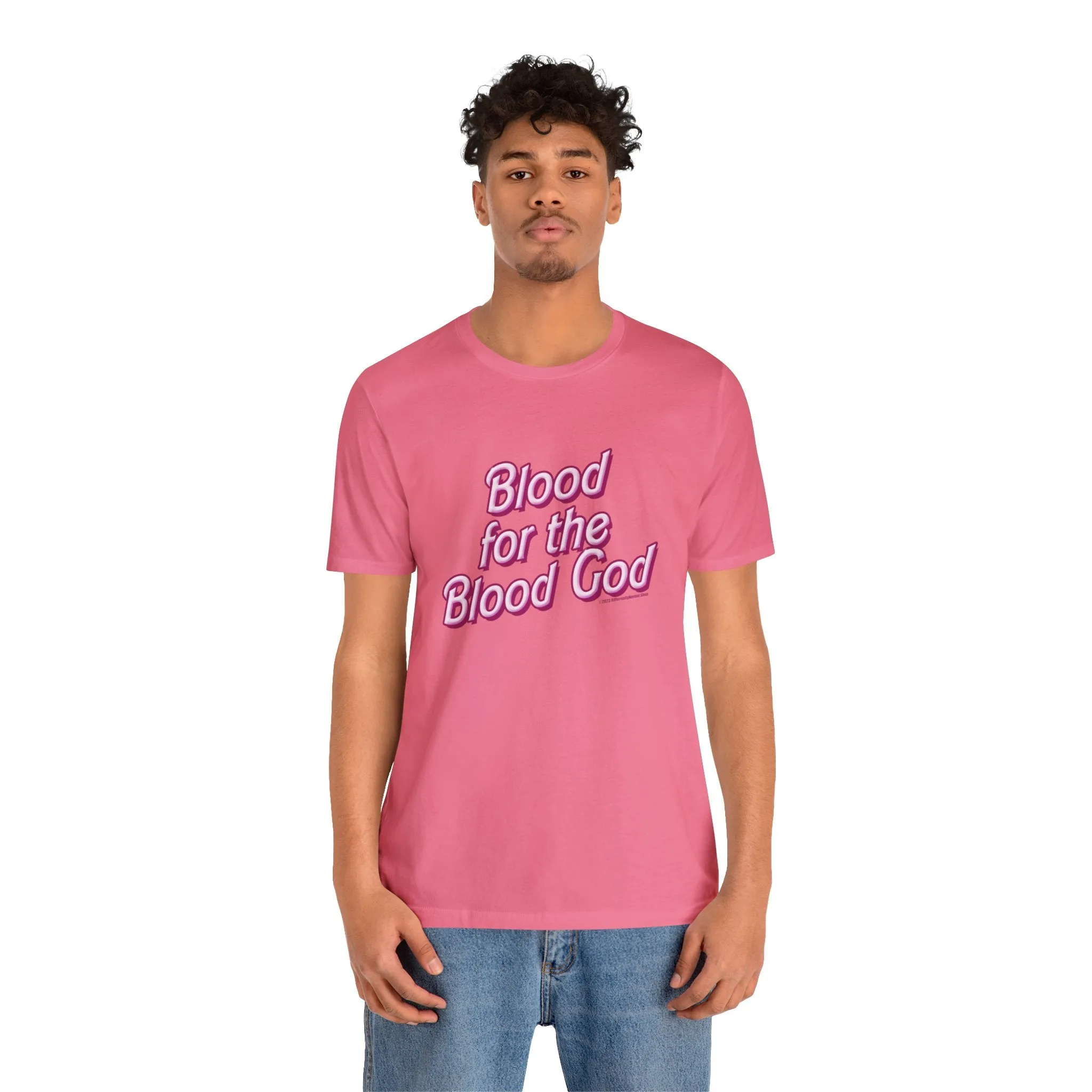Blood for the Blood God Pink Iconic Doll Tee