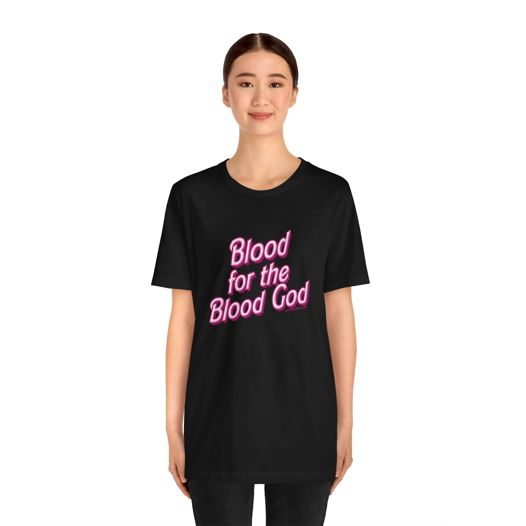 Blood for the Blood God Pink Iconic Doll Tee