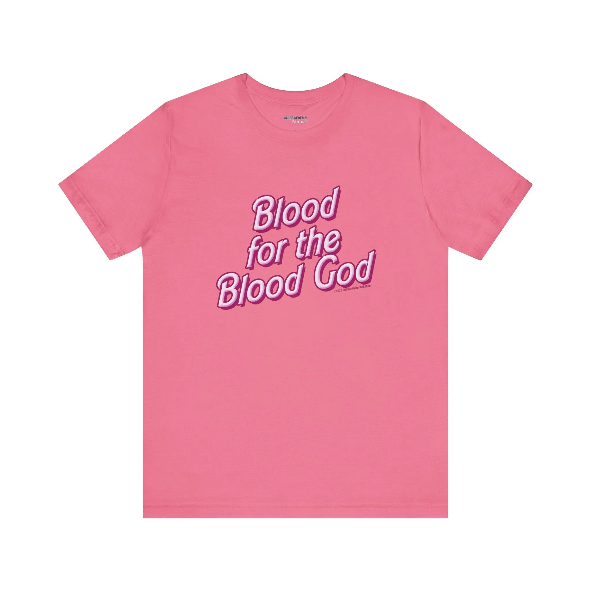 Blood for the Blood God Pink Iconic Doll Tee