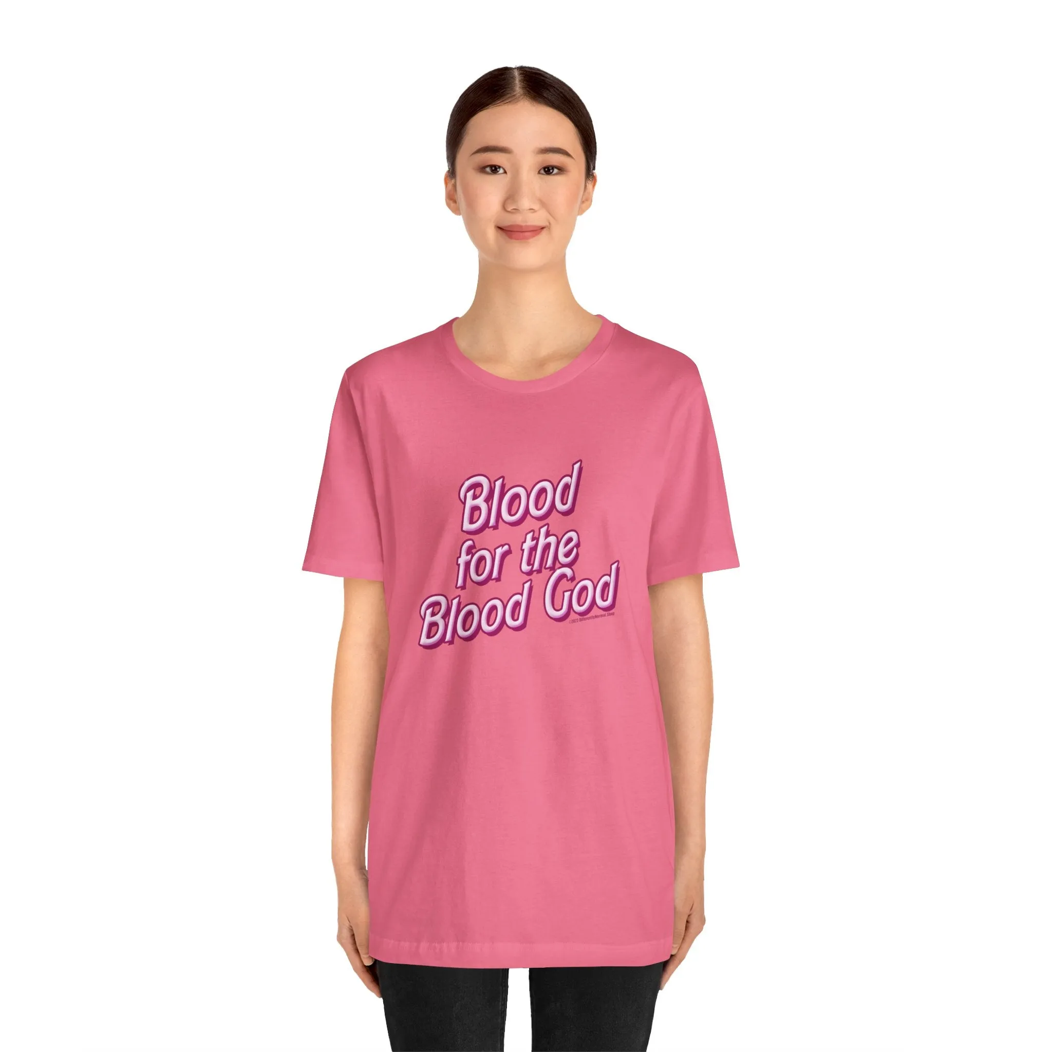Blood for the Blood God Pink Iconic Doll Tee