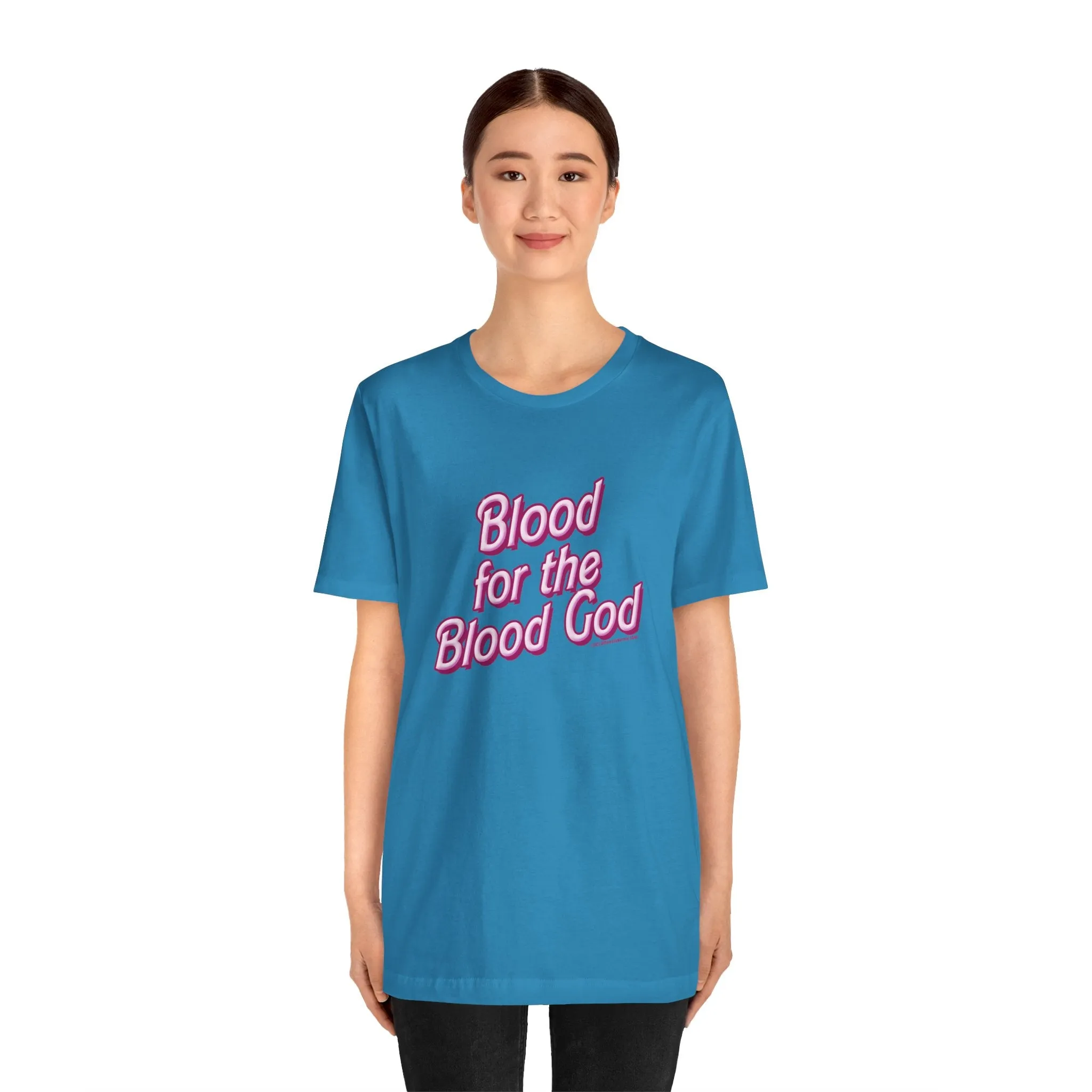 Blood for the Blood God Pink Iconic Doll Tee