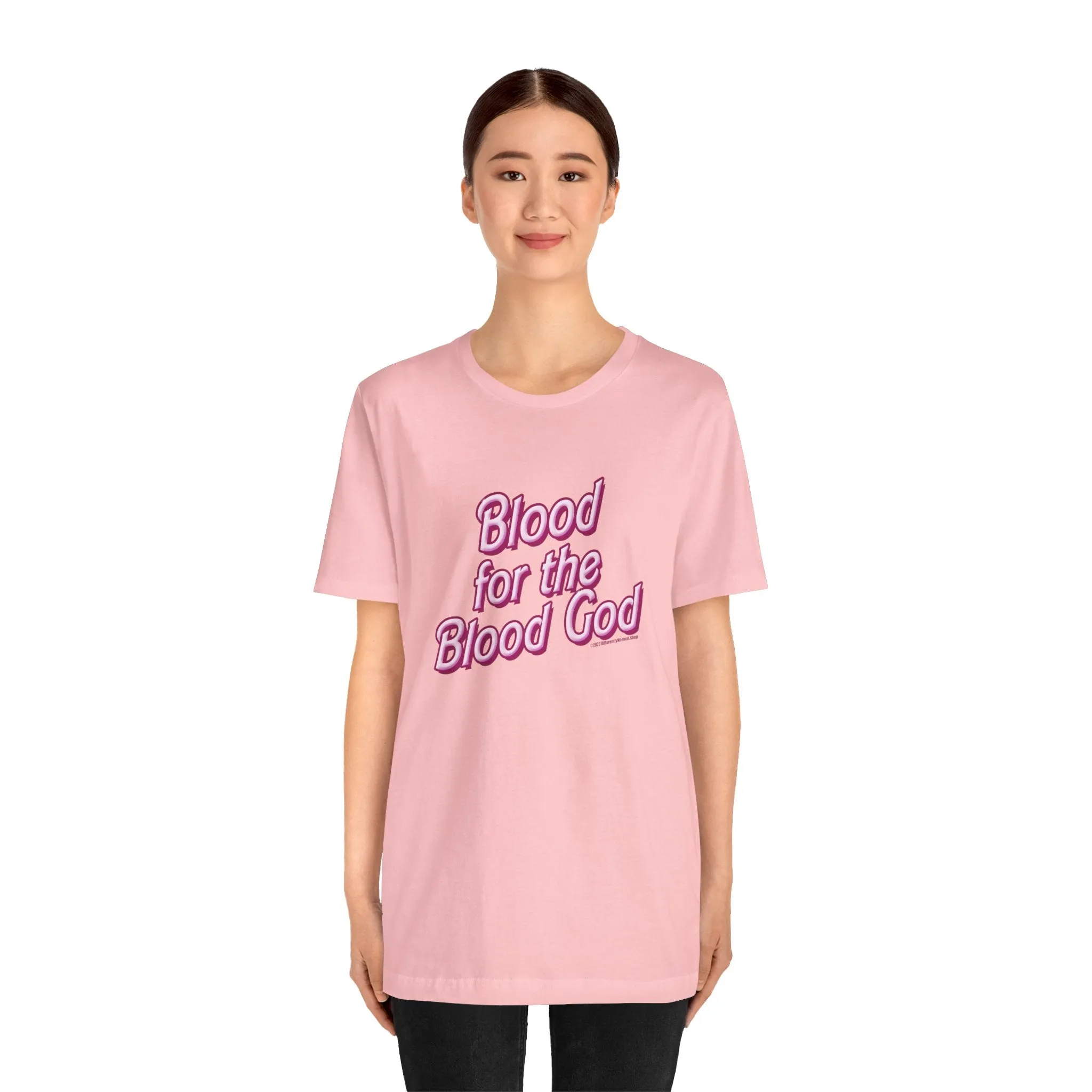 Blood for the Blood God Pink Iconic Doll Tee
