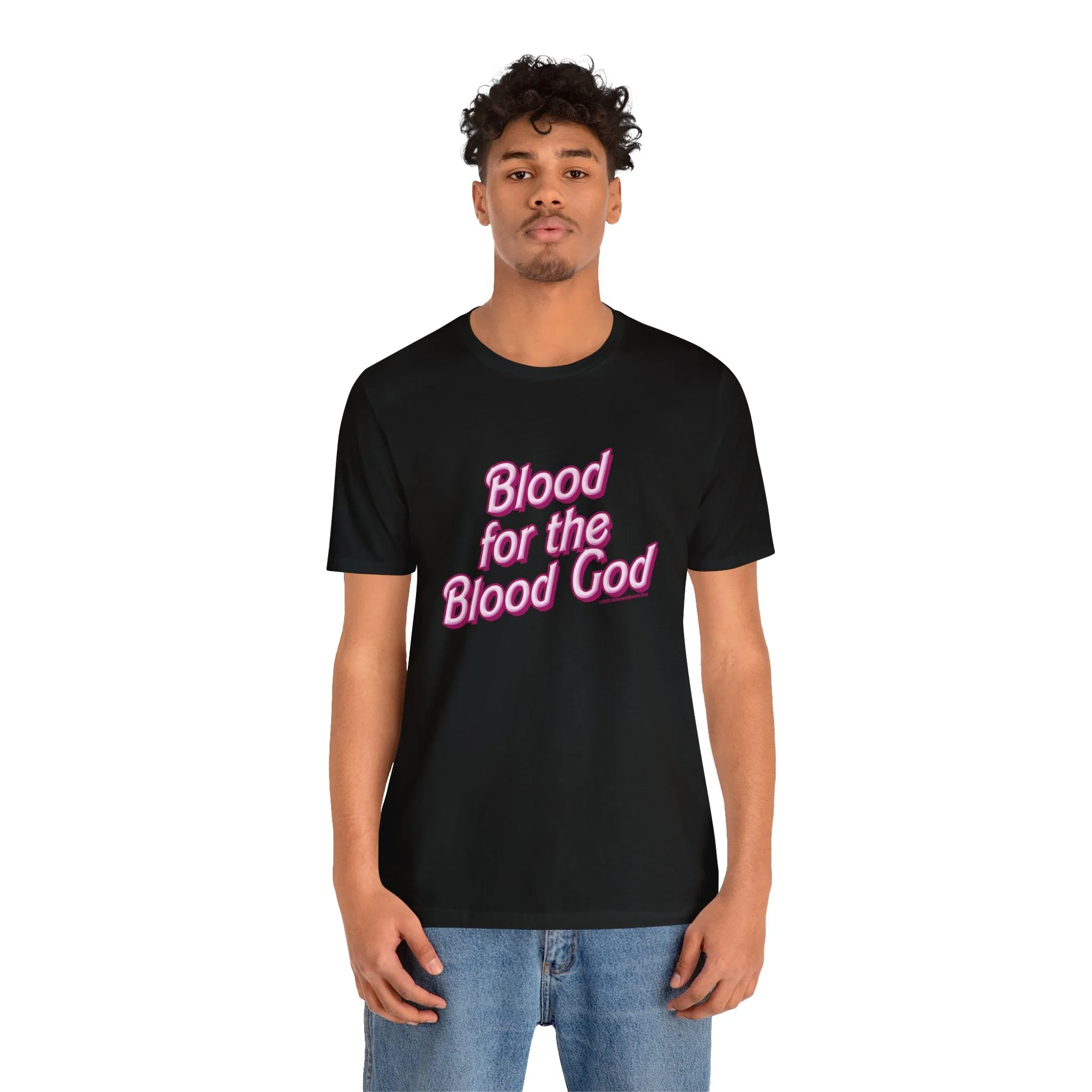 Blood for the Blood God Pink Iconic Doll Tee