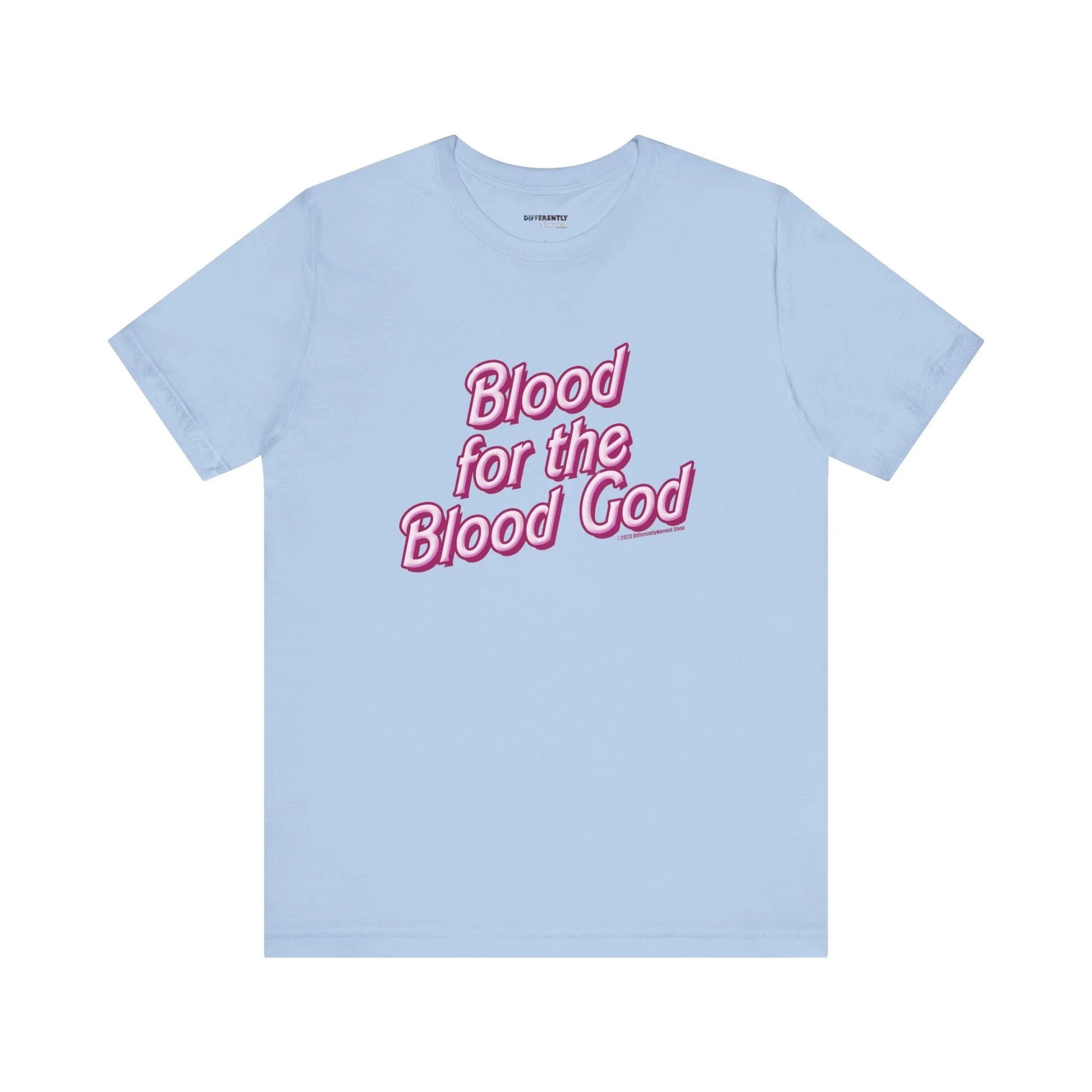 Blood for the Blood God Pink Iconic Doll Tee