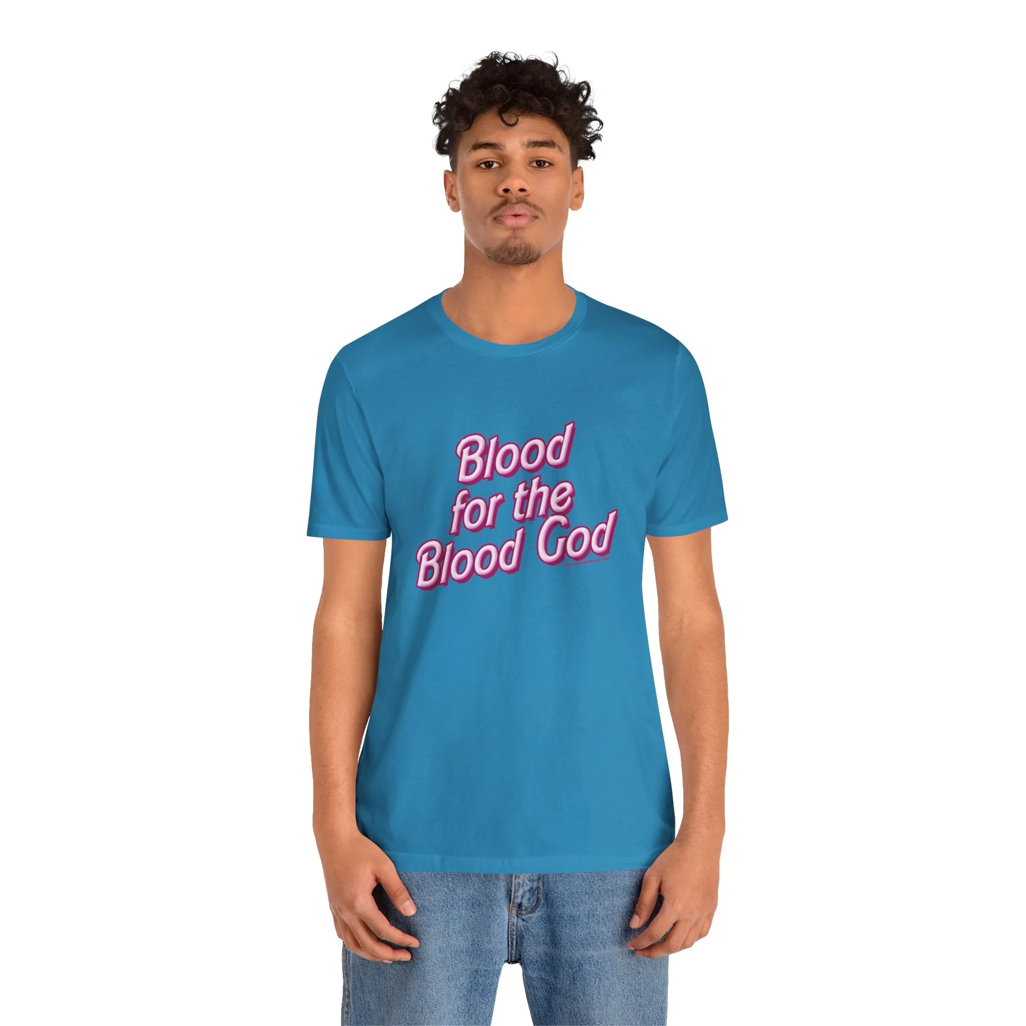 Blood for the Blood God Pink Iconic Doll Tee