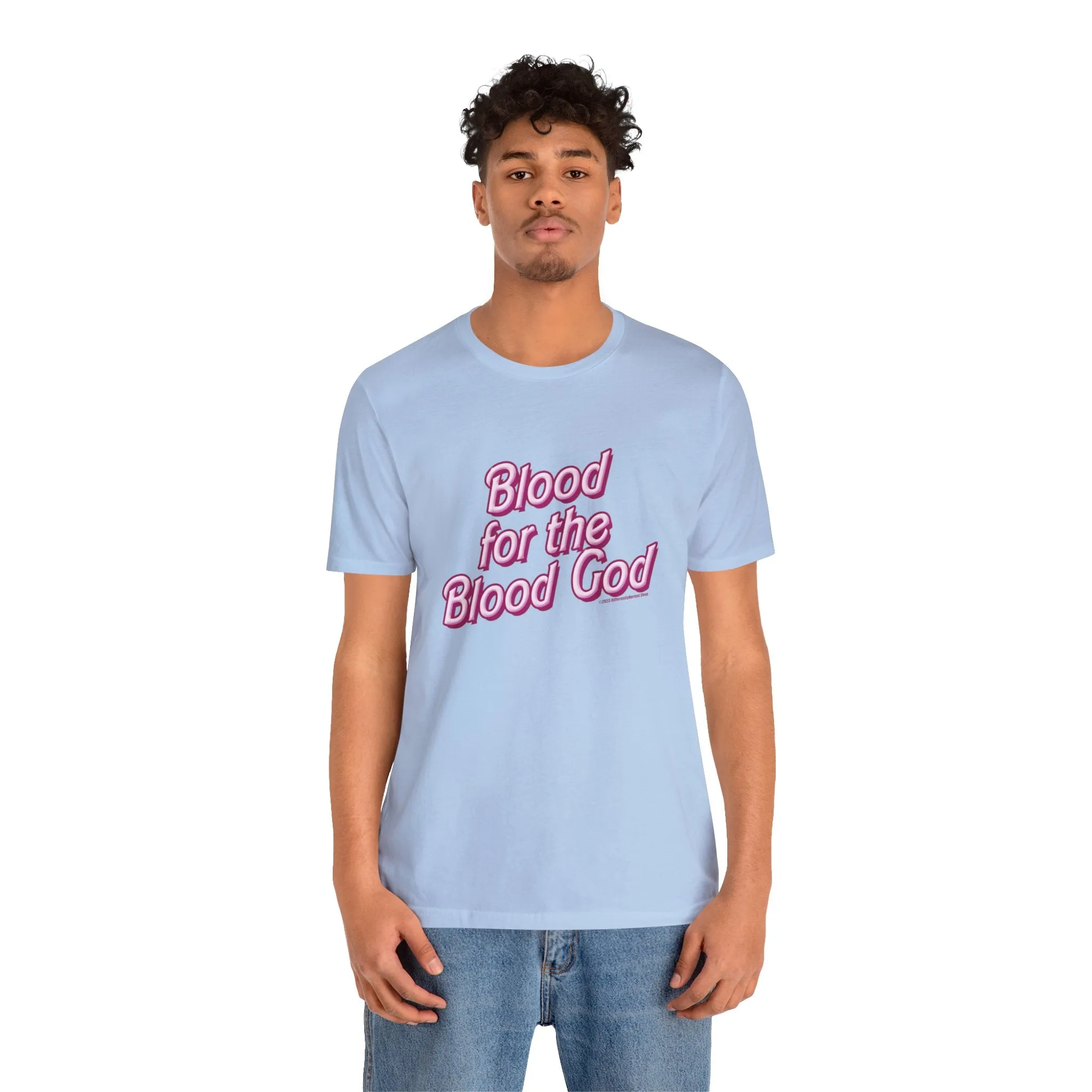 Blood for the Blood God Pink Iconic Doll Tee