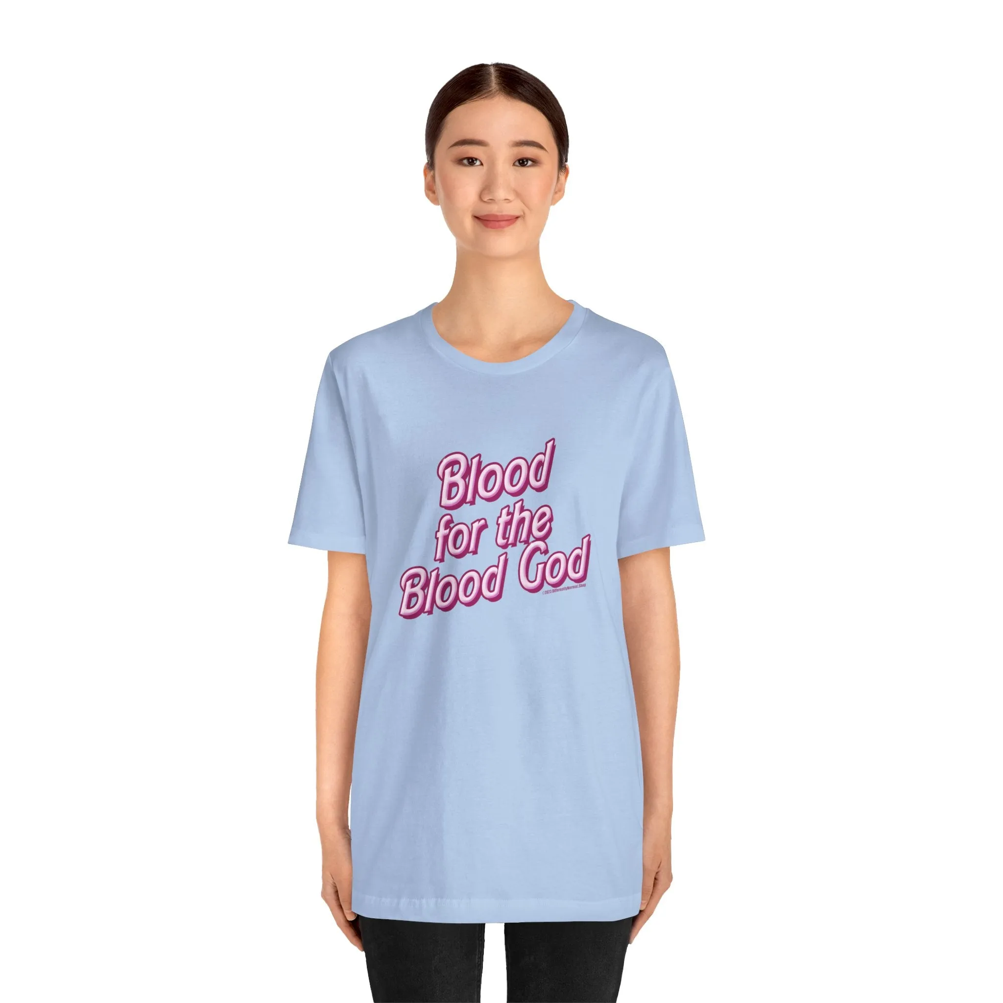 Blood for the Blood God Pink Iconic Doll Tee