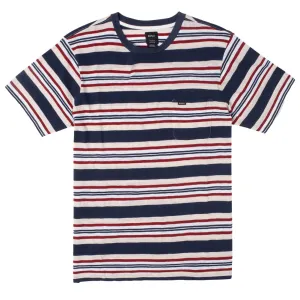 BLUE BEAT STRIPE SHORT SLEEVE T-SHIRT