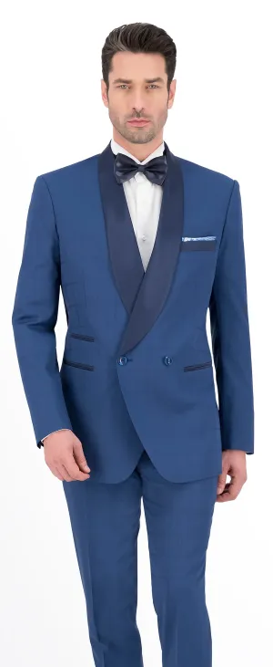 Blue Self Check Regular Tuxedo