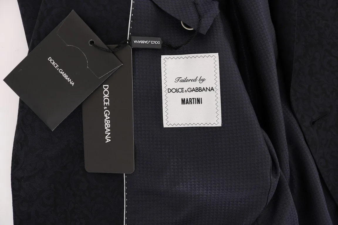 Blue Wool MARTINI 3 Piece Slim fit Suit