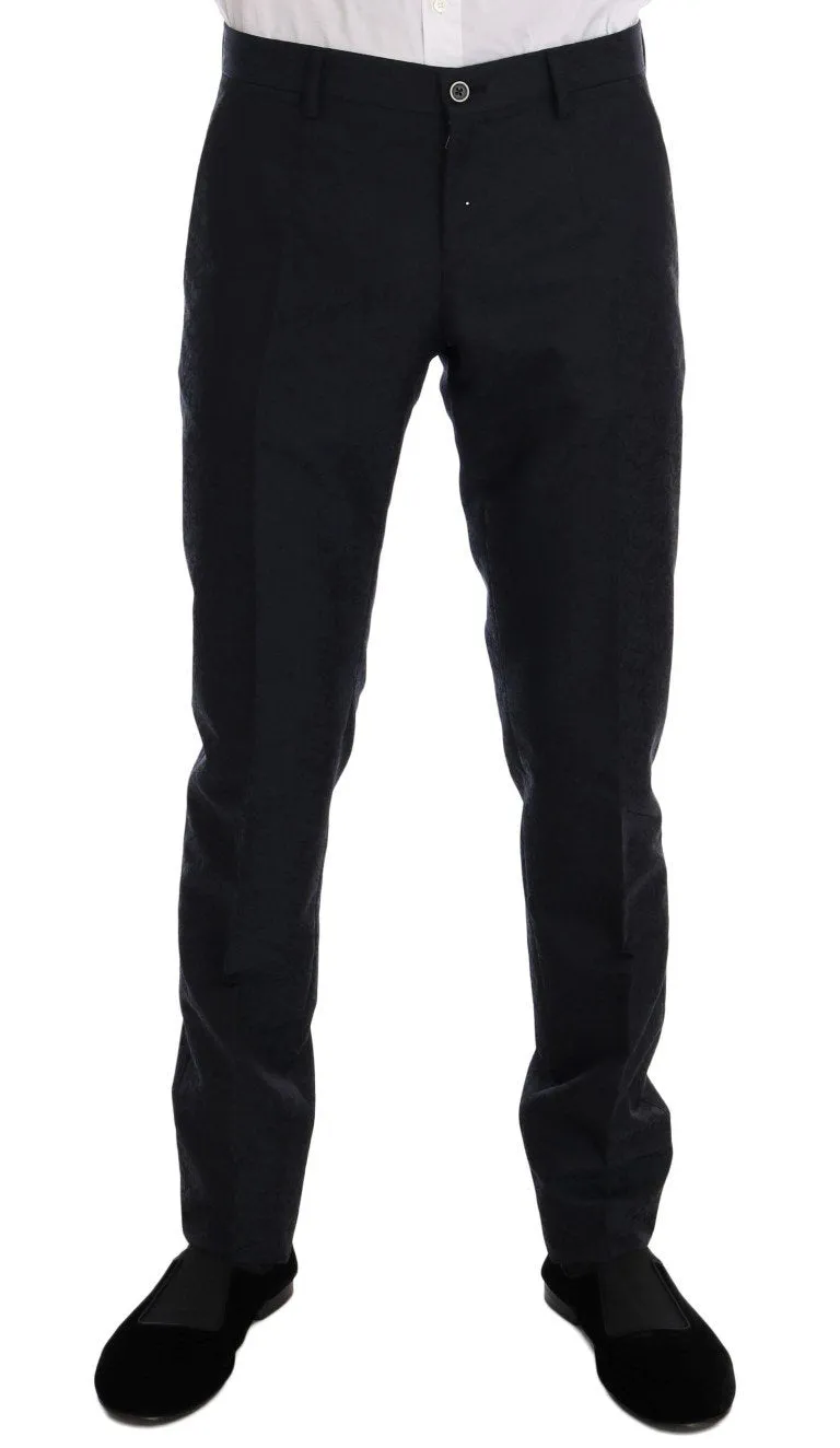 Blue Wool MARTINI 3 Piece Slim fit Suit