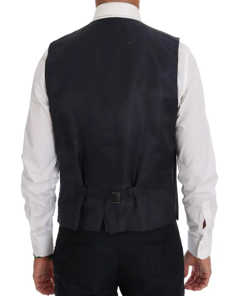 Blue Wool MARTINI 3 Piece Slim fit Suit