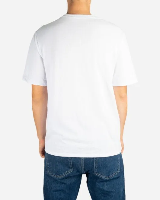 Boardshort Label Pocket - White