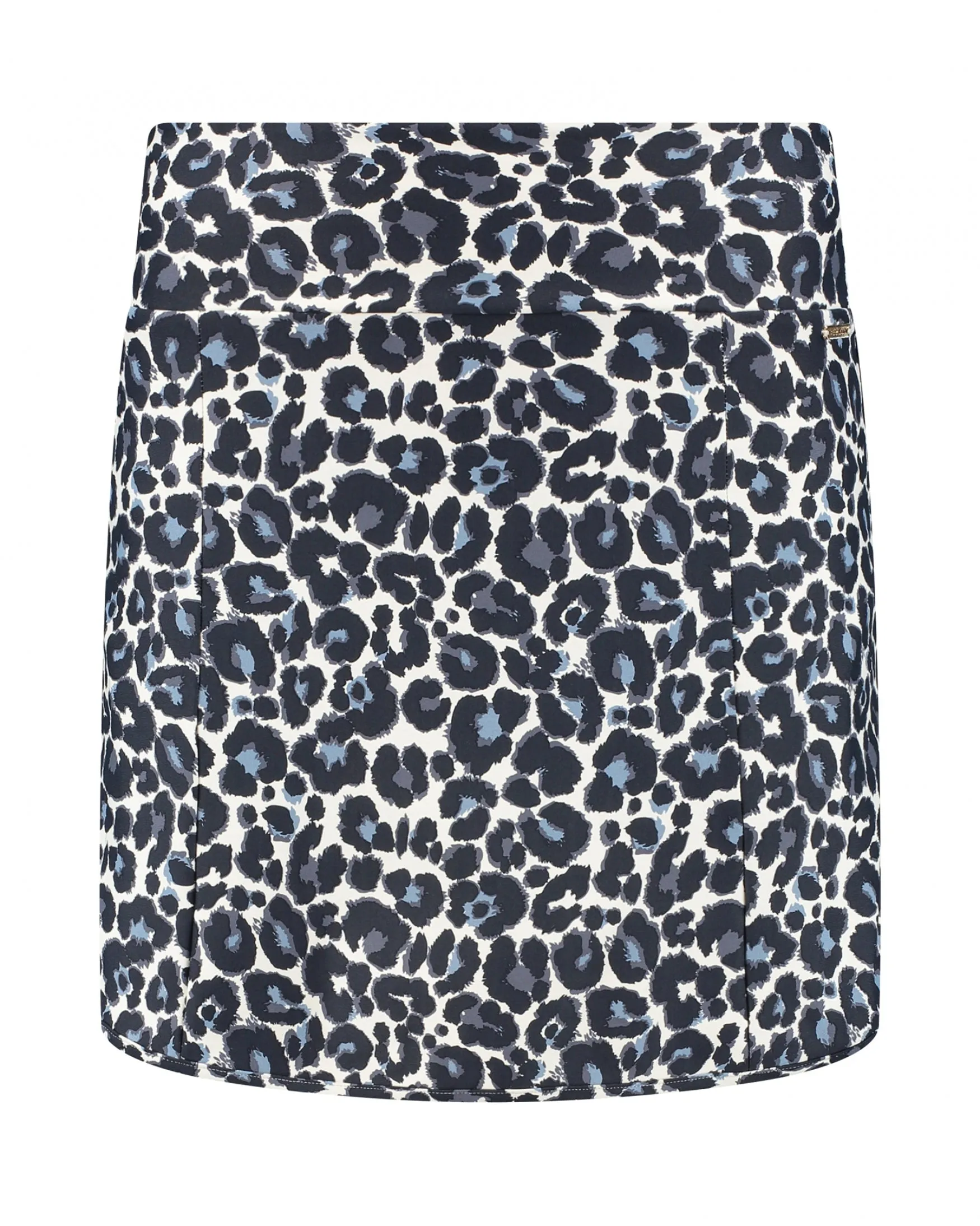 Bobby Skirt | Leopard Summer Blue