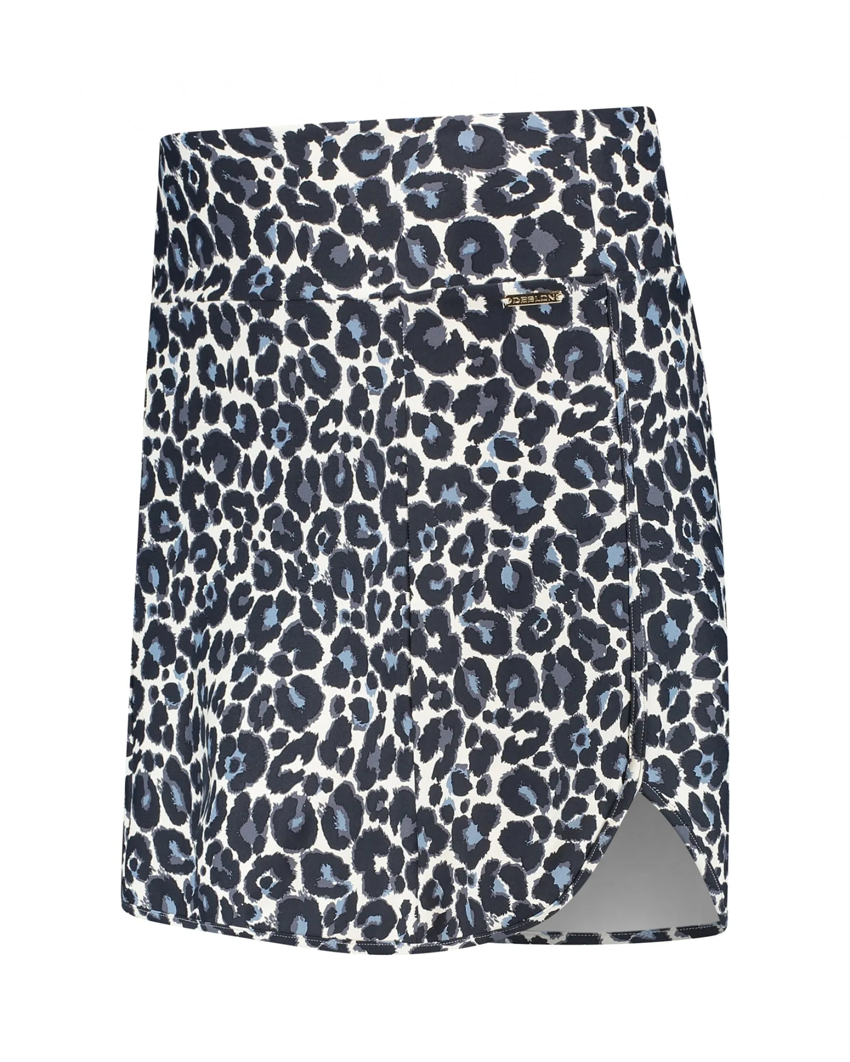 Bobby Skirt | Leopard Summer Blue