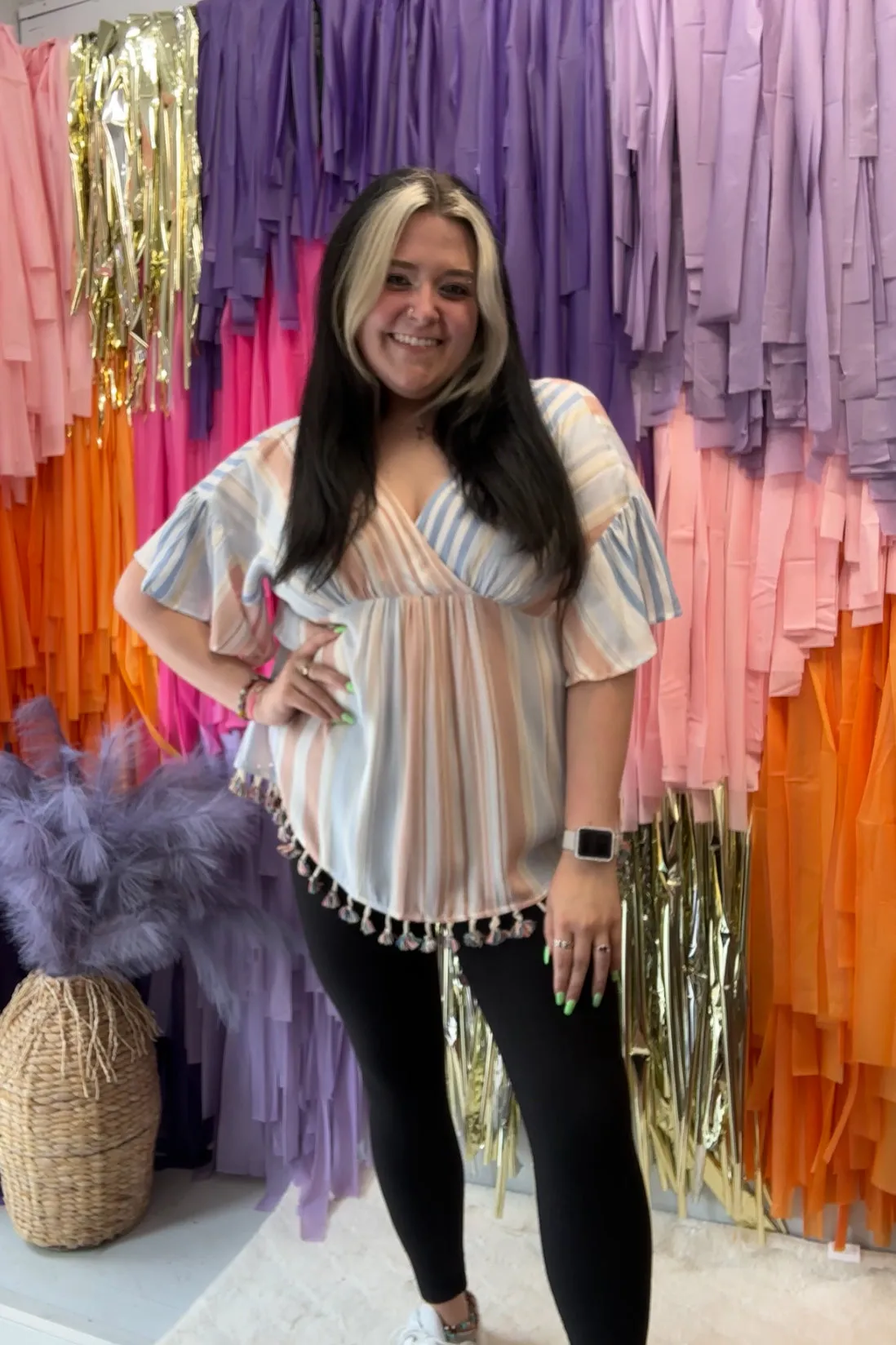 Boho Beach Top PLUS: Multi