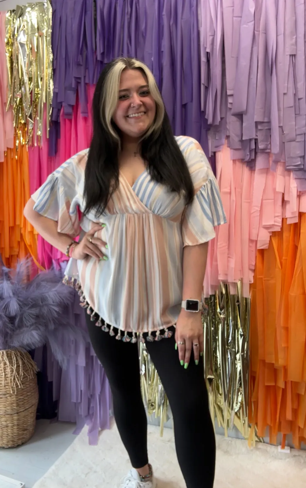 Boho Beach Top PLUS: Multi