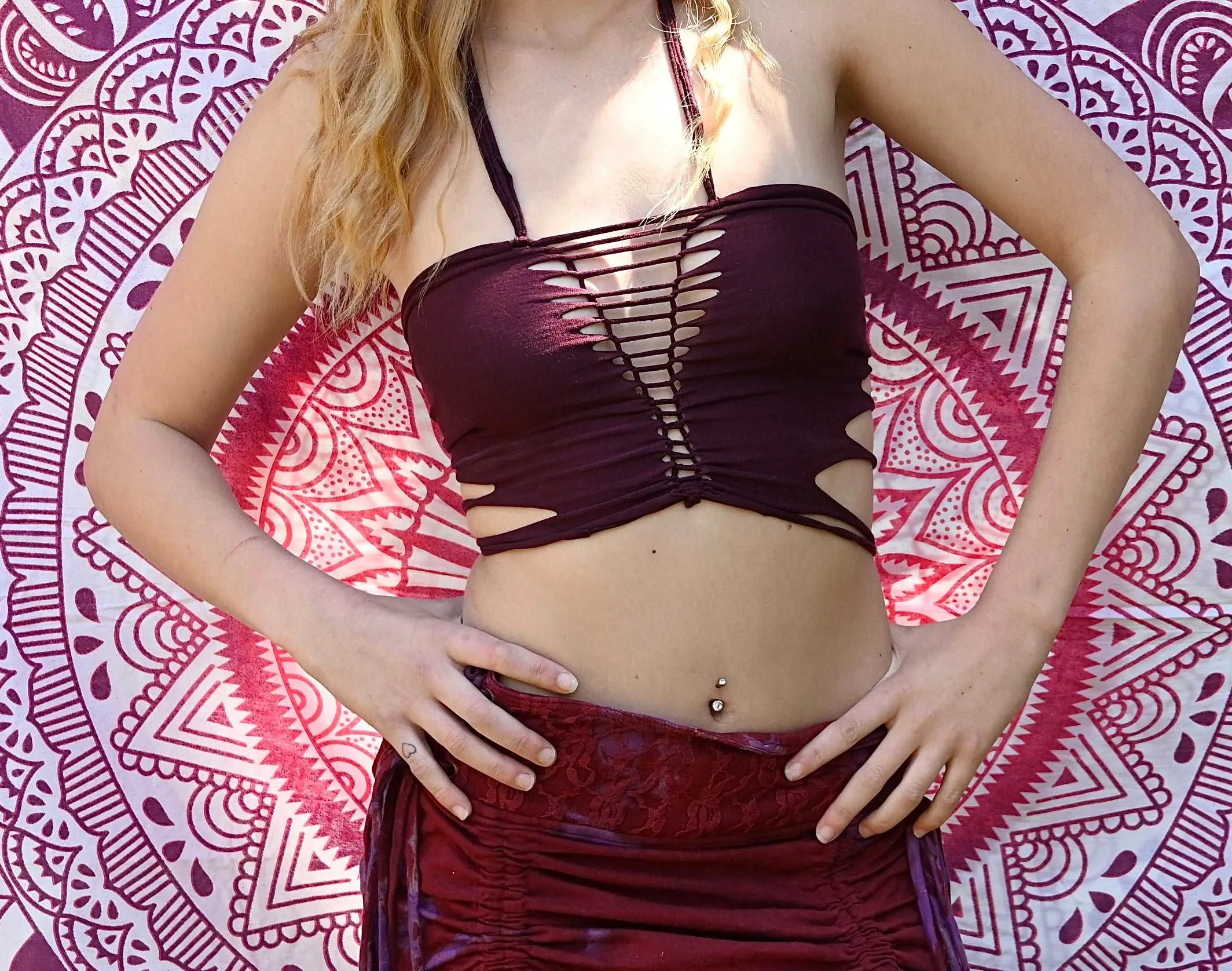 Boho Distressed Crops