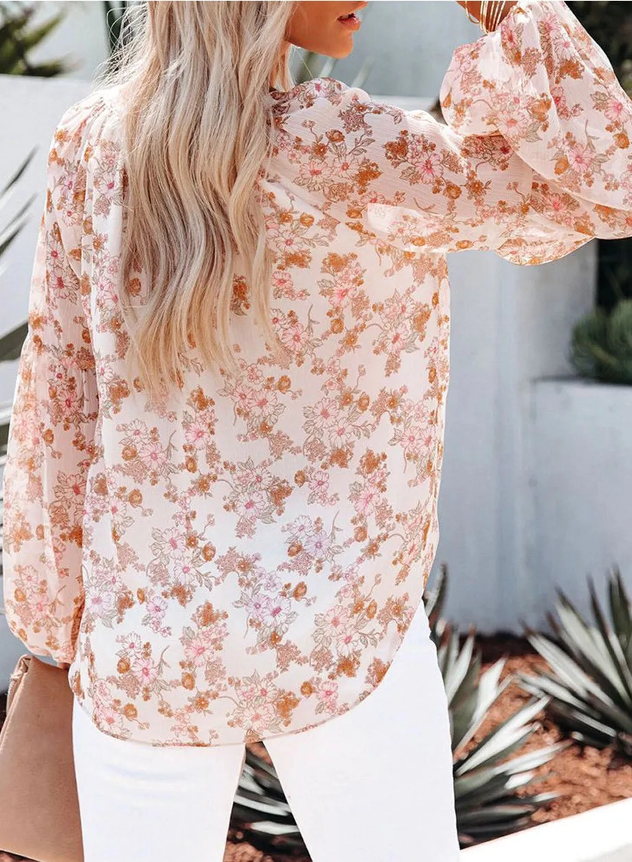 Boho Floral Blouse