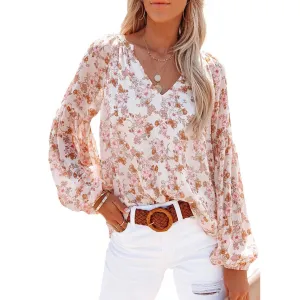 Boho Floral Blouse