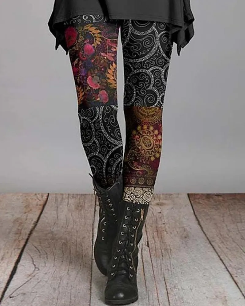 Boho-Frühlingsleggings – Isabella