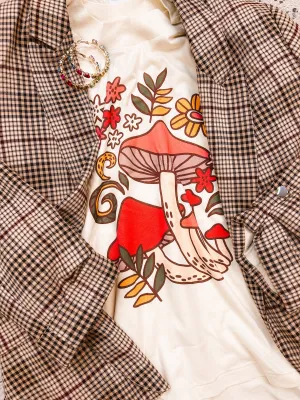 Boho Mushroom Tee
