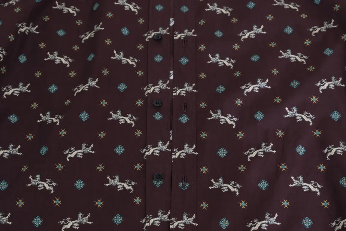 Bordeaux Slim Fit GOLD Shirt