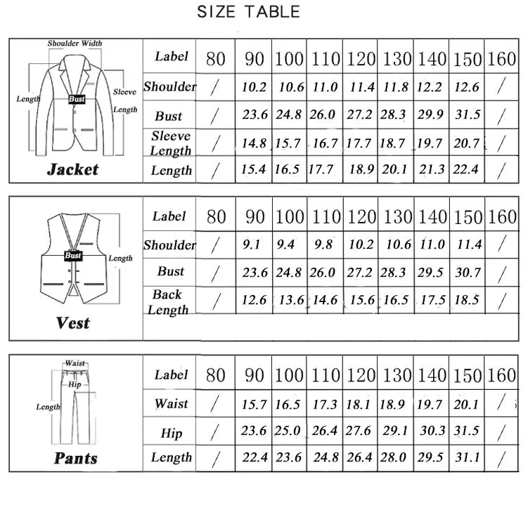 Boys' Gray Formal Suit  3 piece Dresswear suit set with jacket,vest and pants
