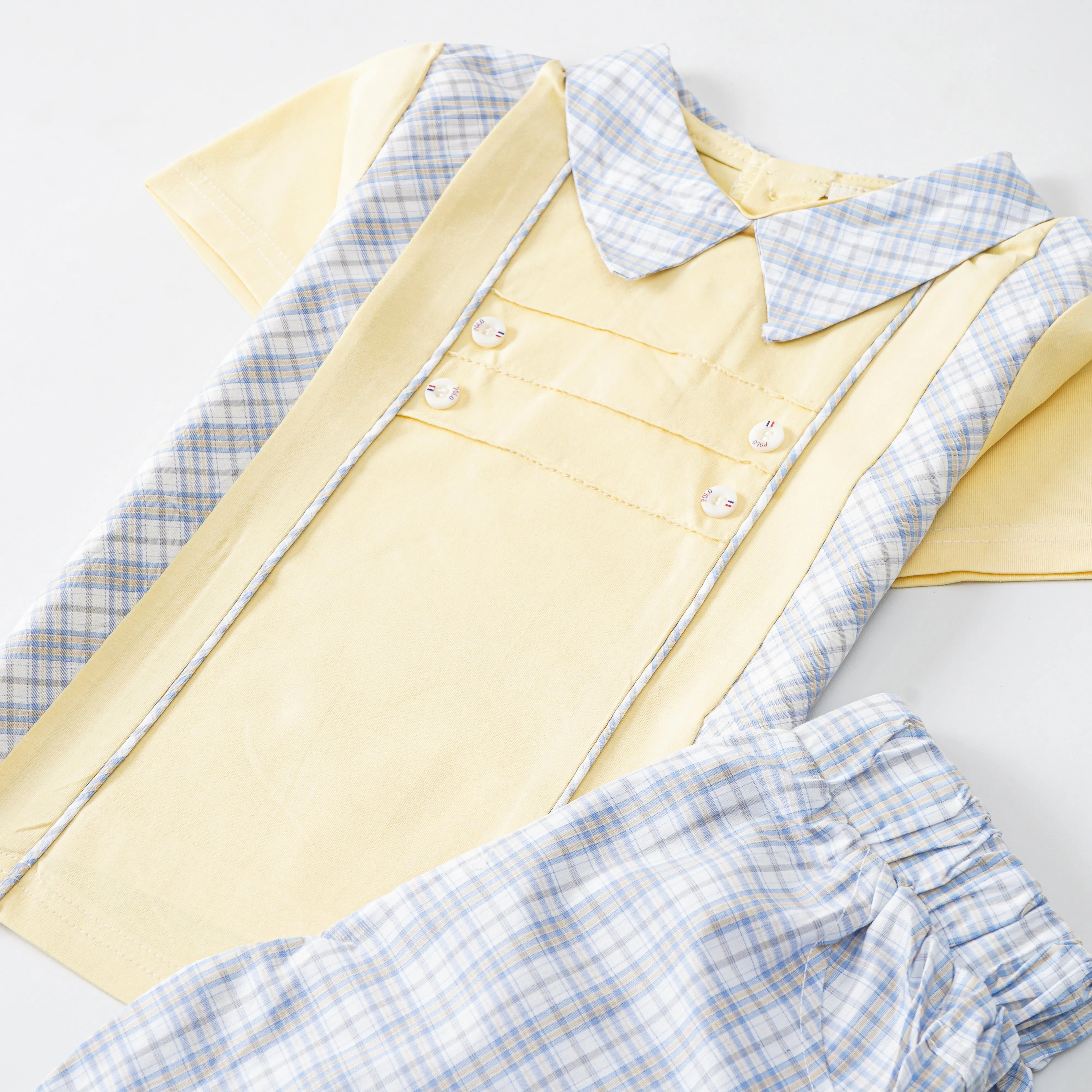 Boys Half Sleeves 2 Piece Suit (2323)