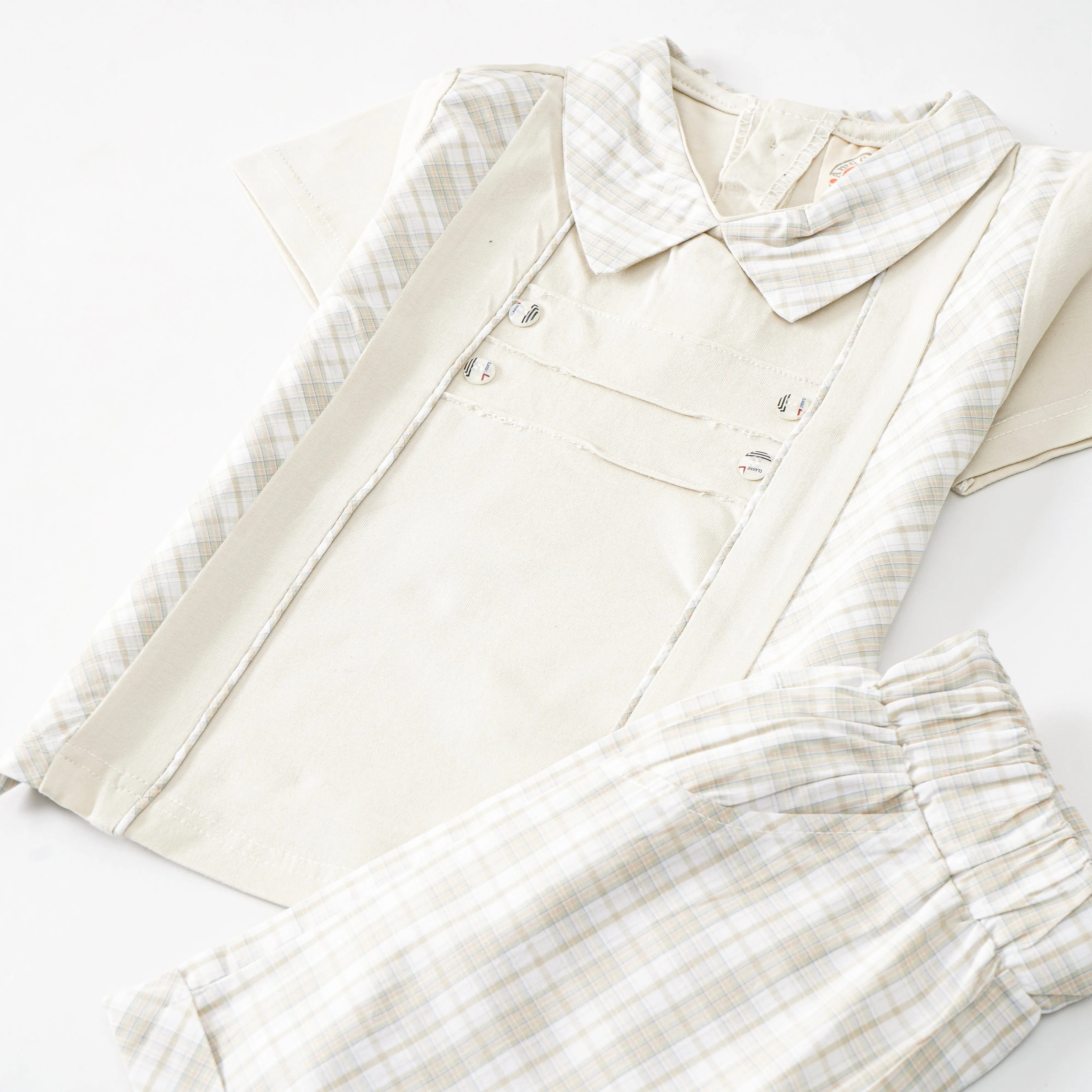 Boys Half Sleeves 2 Piece Suit (2323)