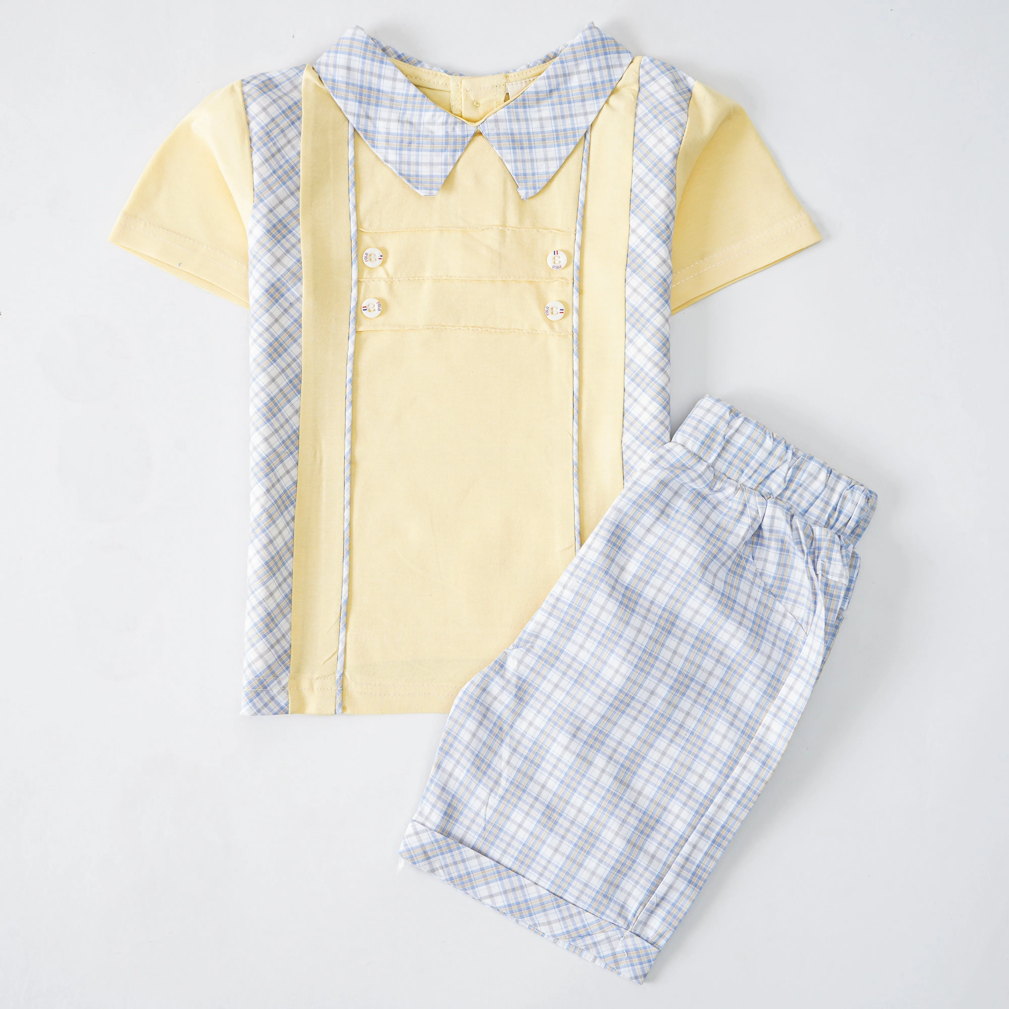 Boys Half Sleeves 2 Piece Suit (2323)