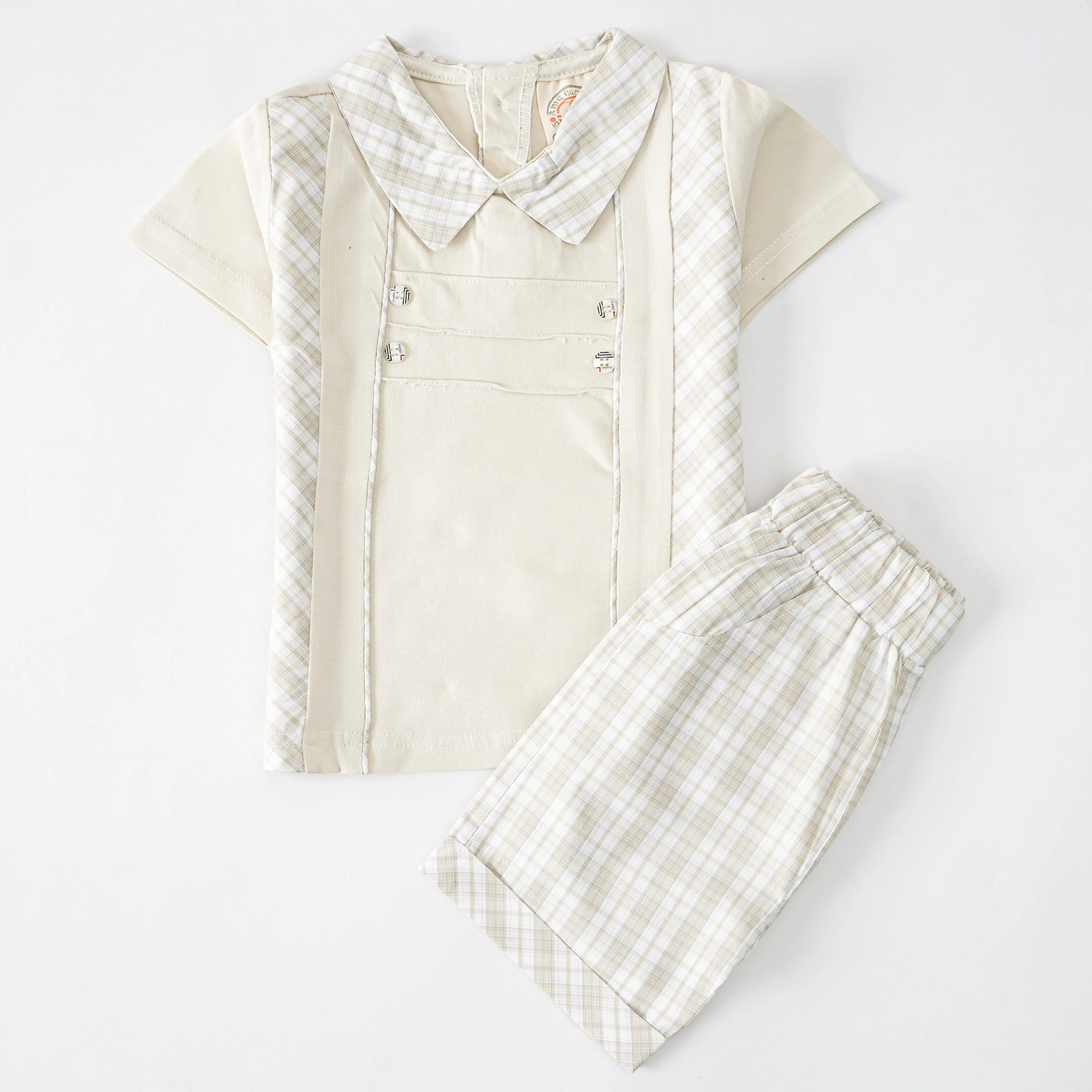 Boys Half Sleeves 2 Piece Suit (2323)