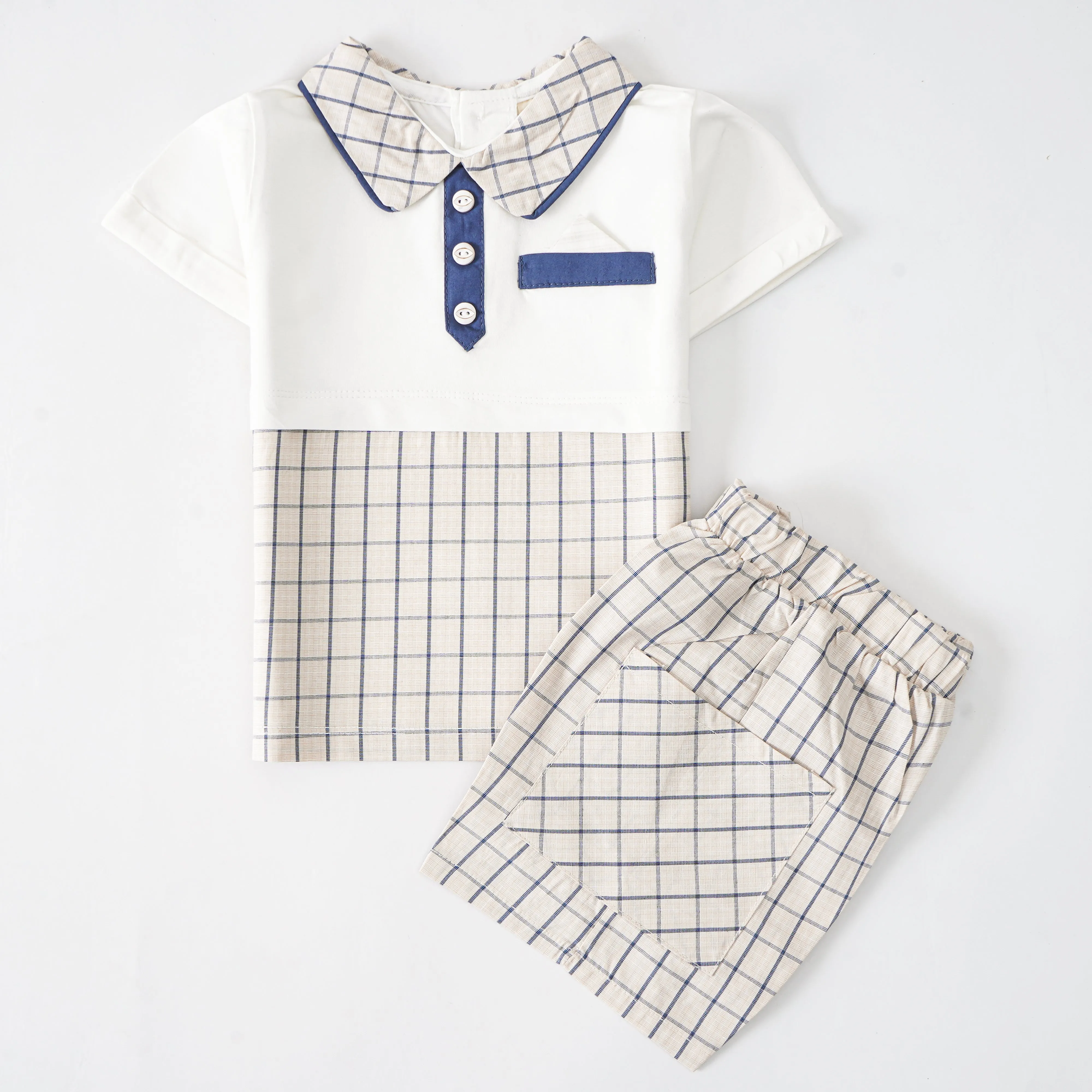 Boys Half Sleeves 2 Piece Suit (2331)