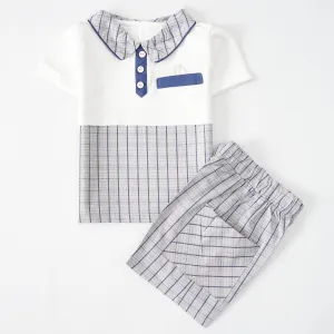Boys Half Sleeves 2 Piece Suit (2331)