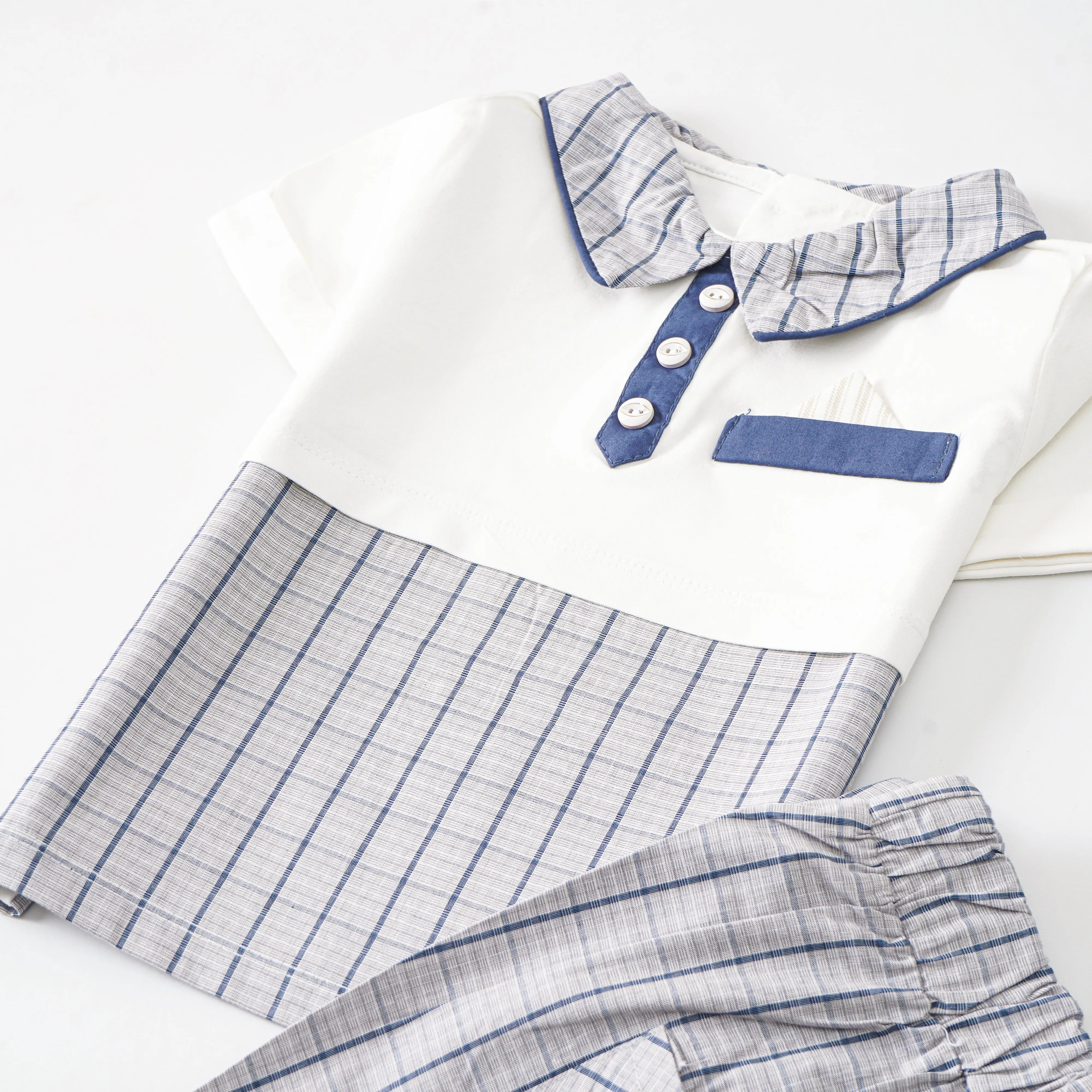 Boys Half Sleeves 2 Piece Suit (2331)