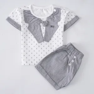 Boys Half Sleeves 2 Piece Suit