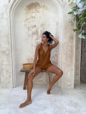 BROWN SHORT