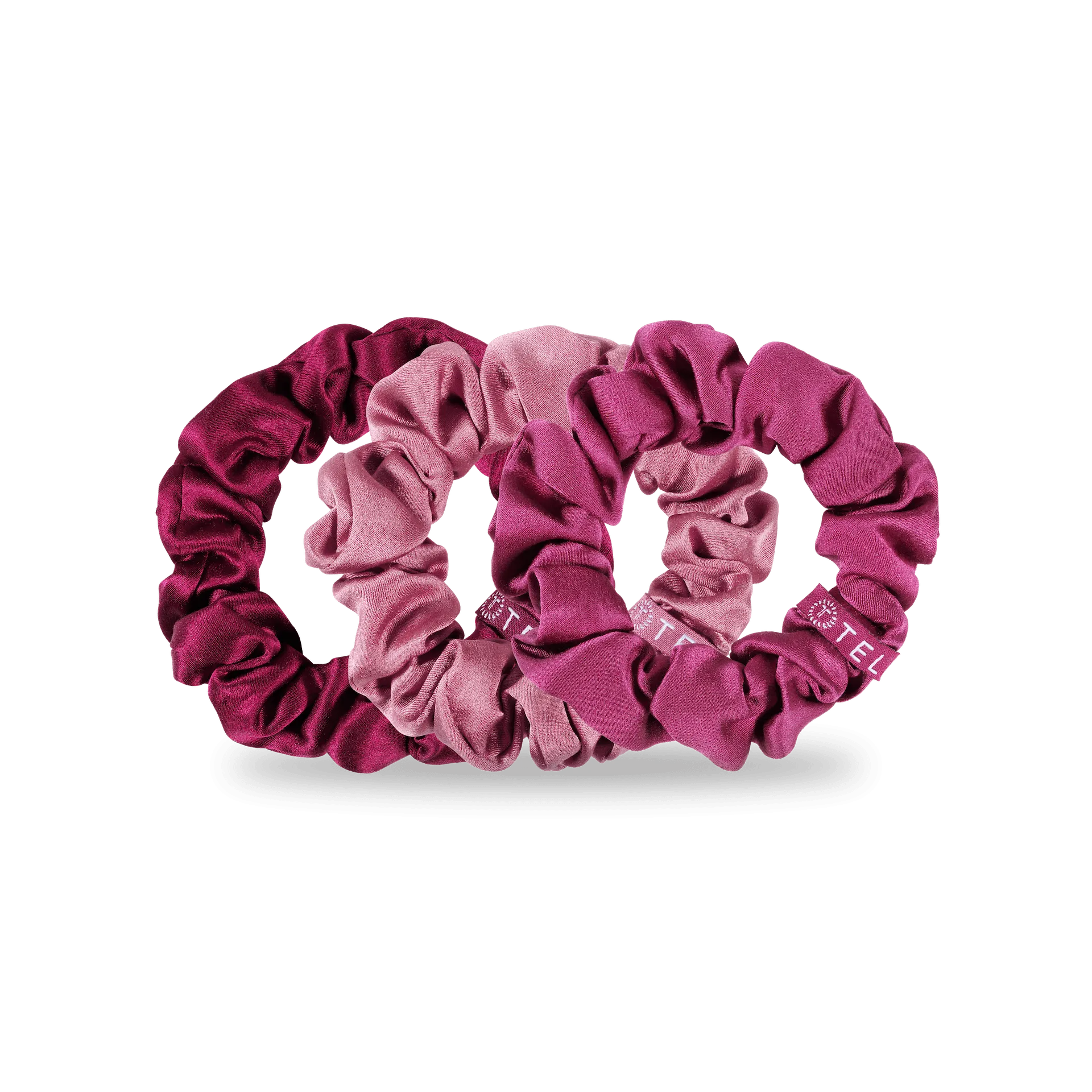 Burgundy Bliss - Large Scrunchie, 3-Pack
