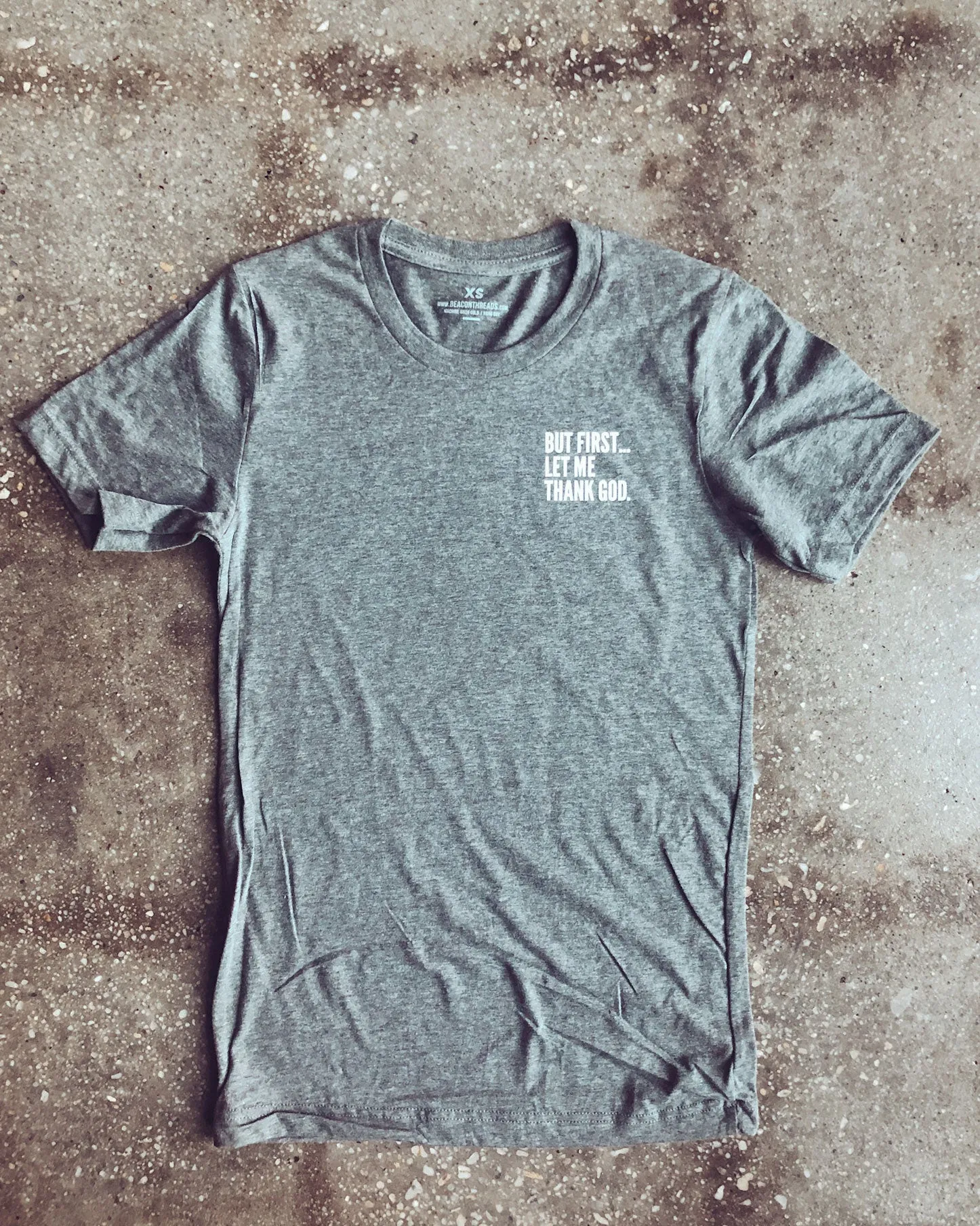 But First... Pocket Adult Box T-Shirt