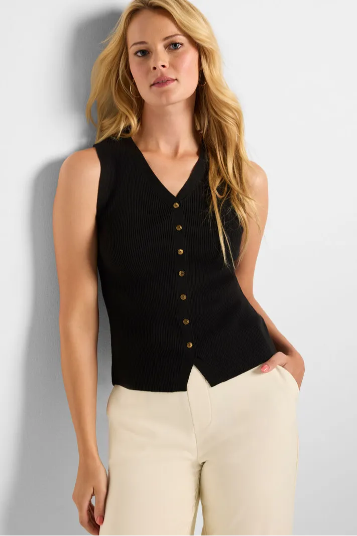 Button Pullover Sweater