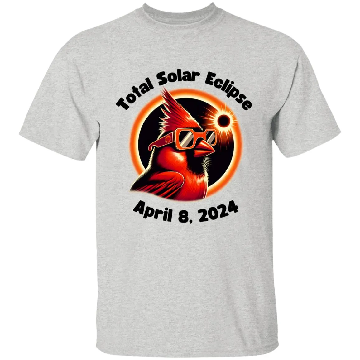 Cardinal Solar Eclipse Youth 5.3 oz 100% Cotton T-Shirt