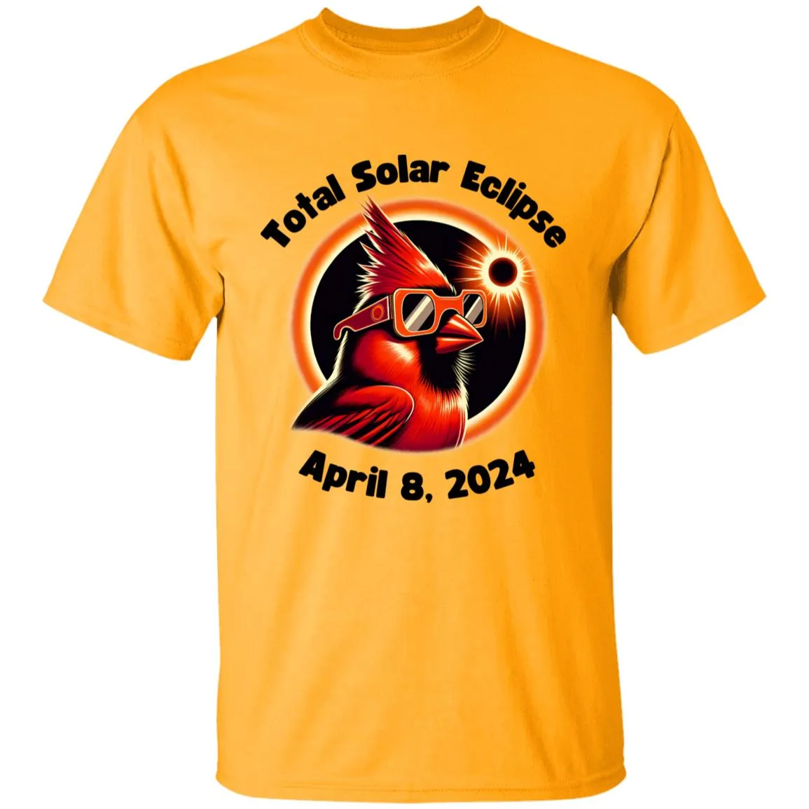 Cardinal Solar Eclipse Youth 5.3 oz 100% Cotton T-Shirt