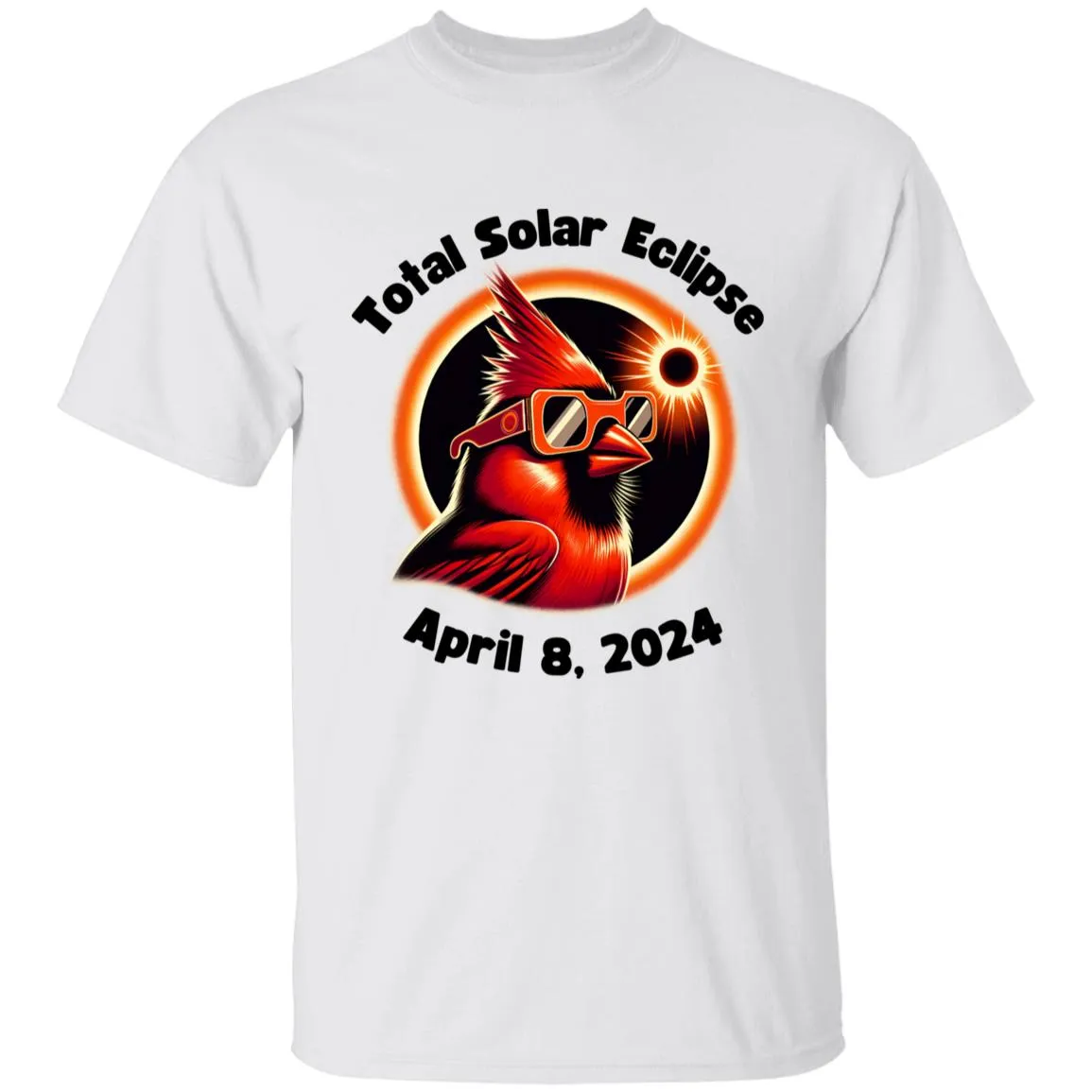 Cardinal Solar Eclipse Youth 5.3 oz 100% Cotton T-Shirt