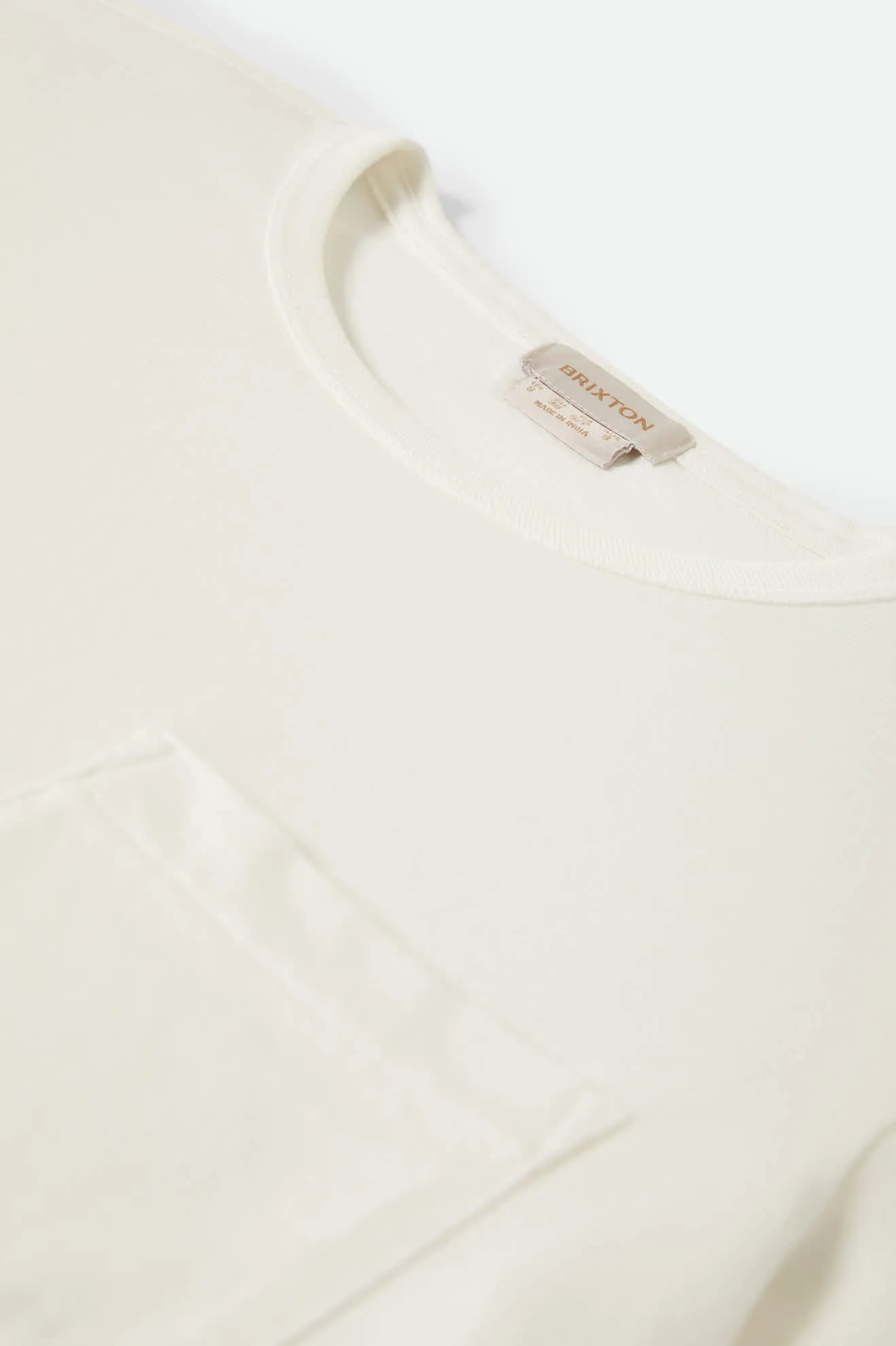 Carefree Organic Garment Dye Perfect T-Shirt - Off White