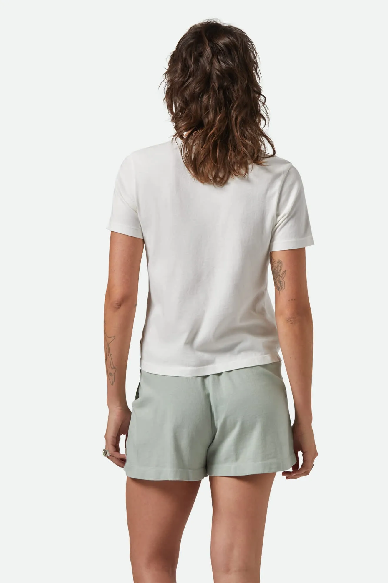Carefree Organic Garment Dye Perfect T-Shirt - Off White