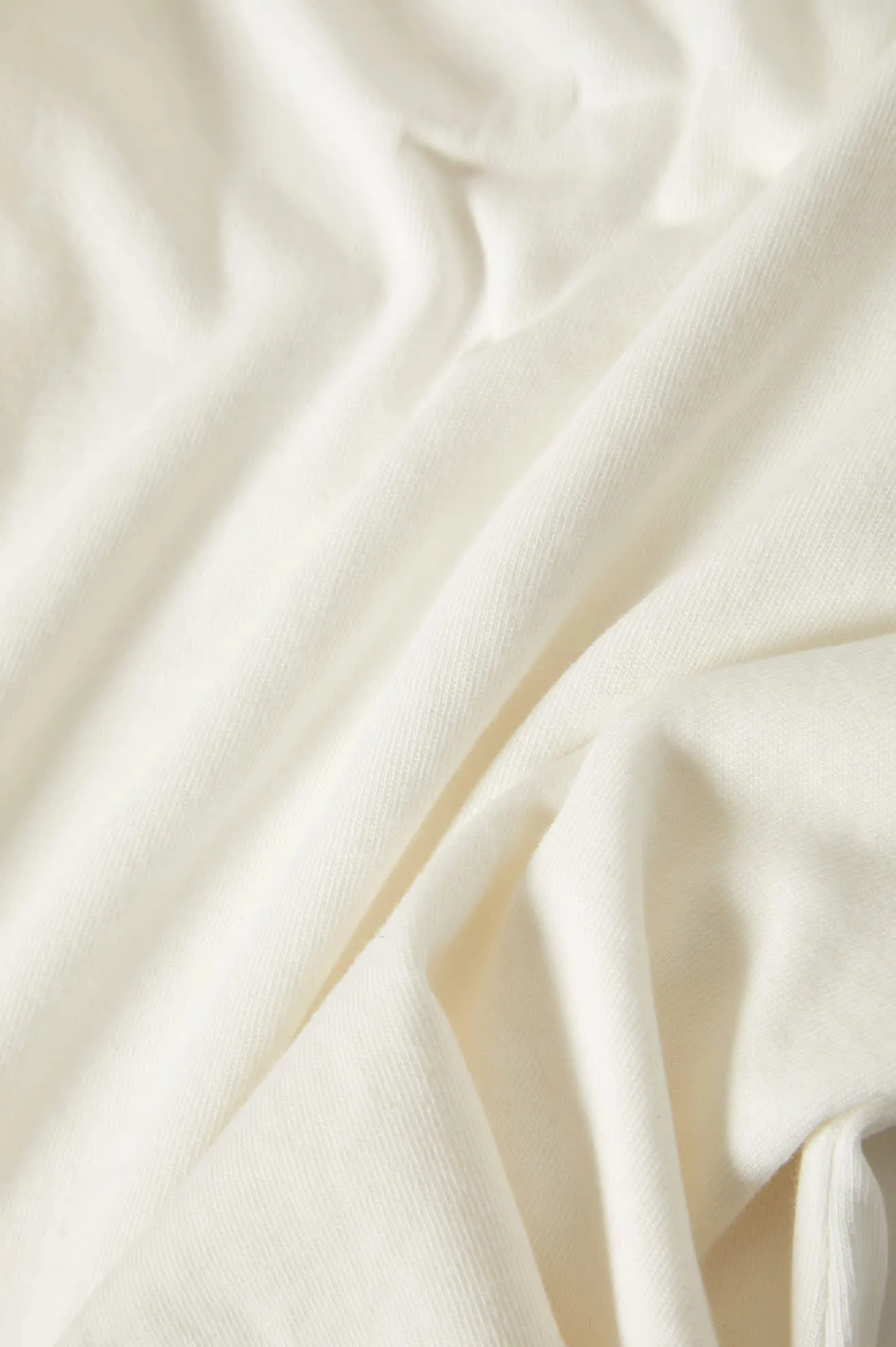 Carefree Organic Garment Dye Perfect T-Shirt - Off White